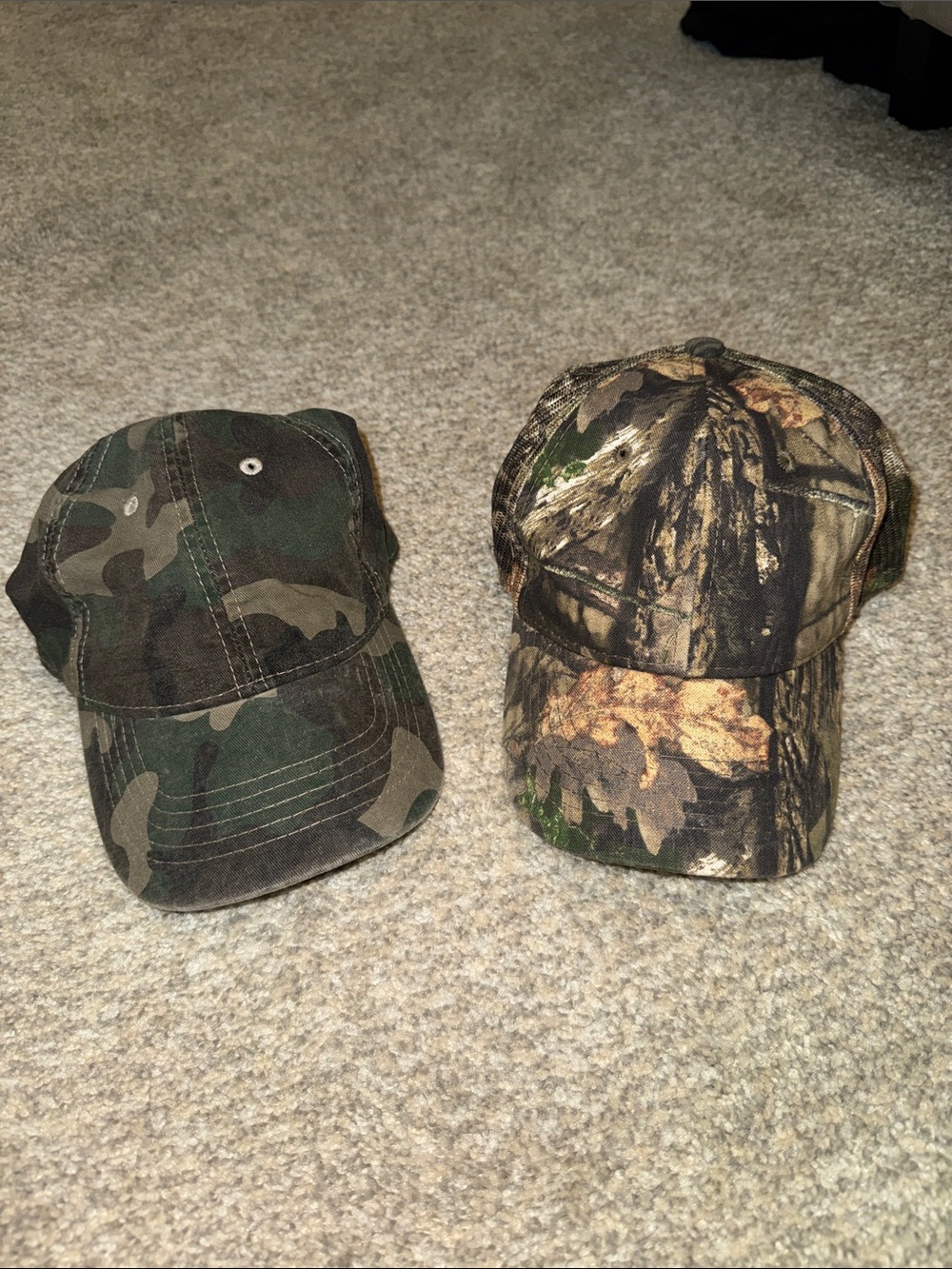 2 Camouflage Baseball Cap - Green Camo